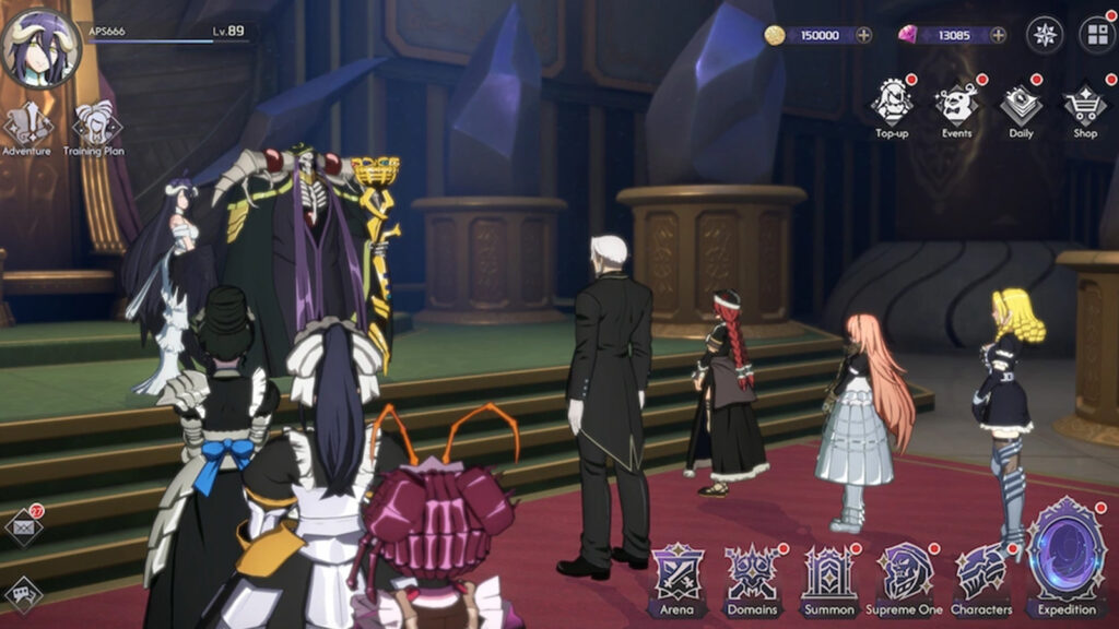 Lord of Nazarick featuring characters Ainz Ooal Gown with some NPCs of Nazarick