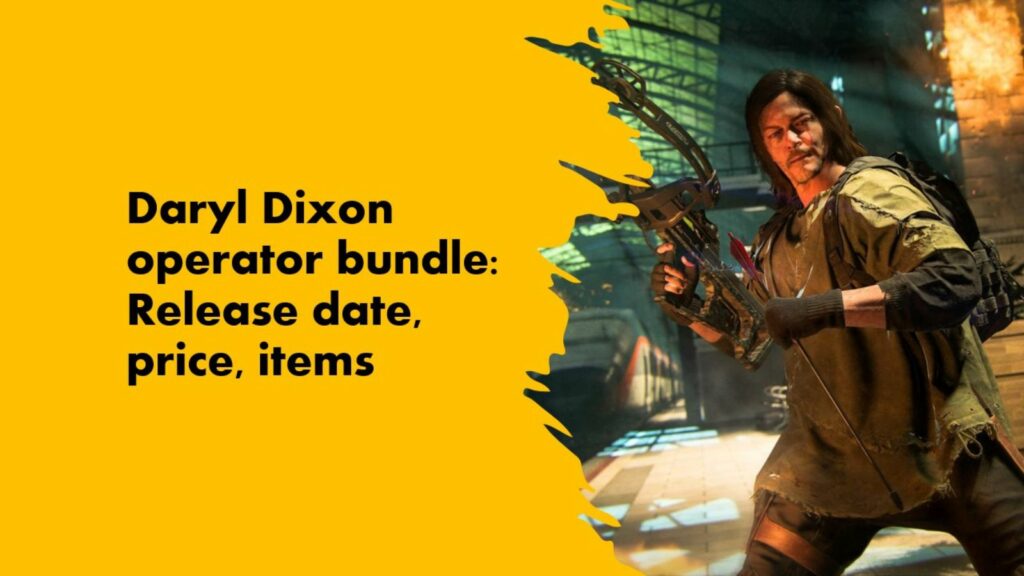 Daryl Dixon operator in ONE Esports' image for his bundle's release date, price, and items in Modern Warfare 3 and Warzone