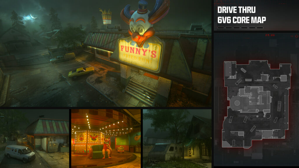 Drive Thru, a new Multiplayer map in Modern Warfare 3 Season 6 The Haunting