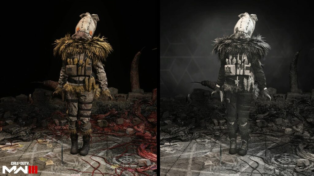 Preview of Dokkaebi The Last Straw operator skin and its BlackCell variant from Modern Warfare 3 and Warzone Season 6 Battle Pass