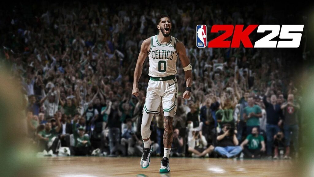 Jayson Tatum de los Boston Celtics en la portada de NBA 2K25