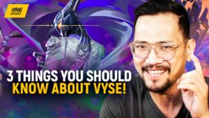 Valorant agent Vyse in Samsung Weekly Video with Caisam "Wolf" Nopueto as presenter