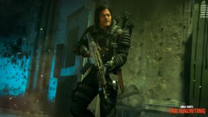 Daryl Dixon operator equipped with the DTIR 30-06 battle rifle in Warzone