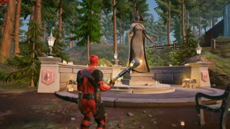 Memorial Statue in Fortnite