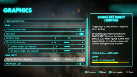 Star Wars Outlaws graphics settings