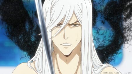 Bleach Thousand Year Blood War Squad 13 Captain Jushiro Ukitake seen in part 3 episode 3