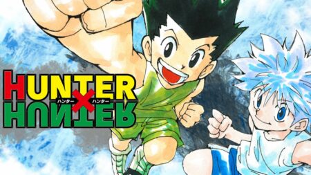 Hunter x Hunter manga cover showing Gon Freecss and Killua Zoldyck