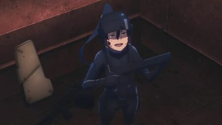 Pitohui during Sword Art Online Alternative Gun Gale Online Episode 2