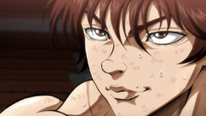 Close up of Baki from Baki