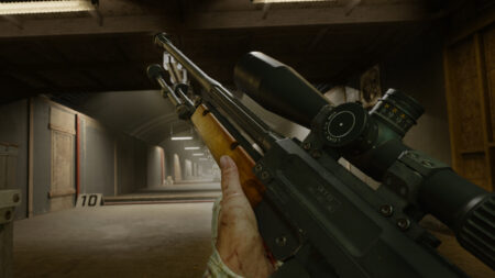 LR 7.62 sniper rifle on Firing Range in Black Ops 6