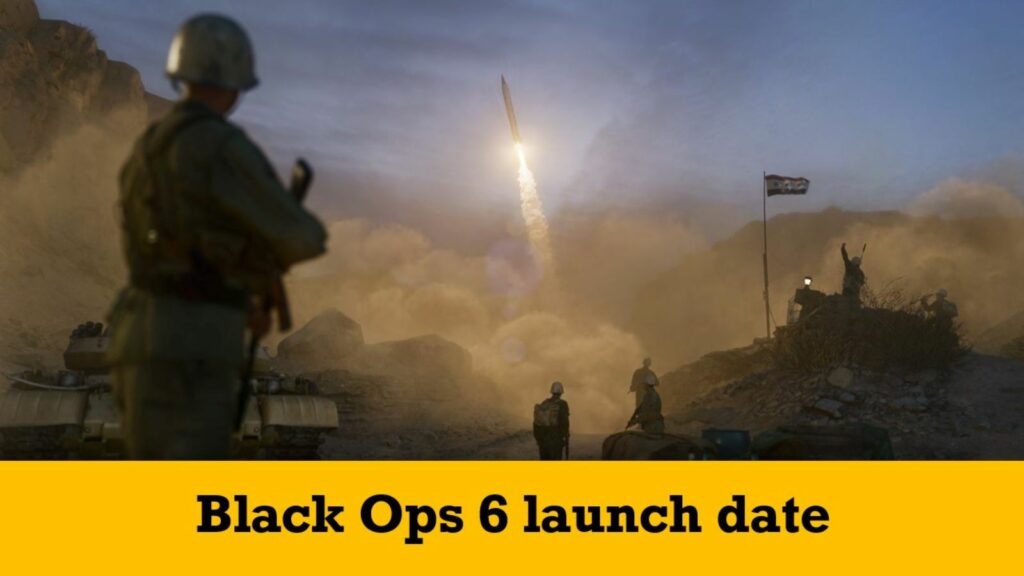 Call of Duty soldiers watch a missile launch in ONE Esports image for Black Ops 6 launch date