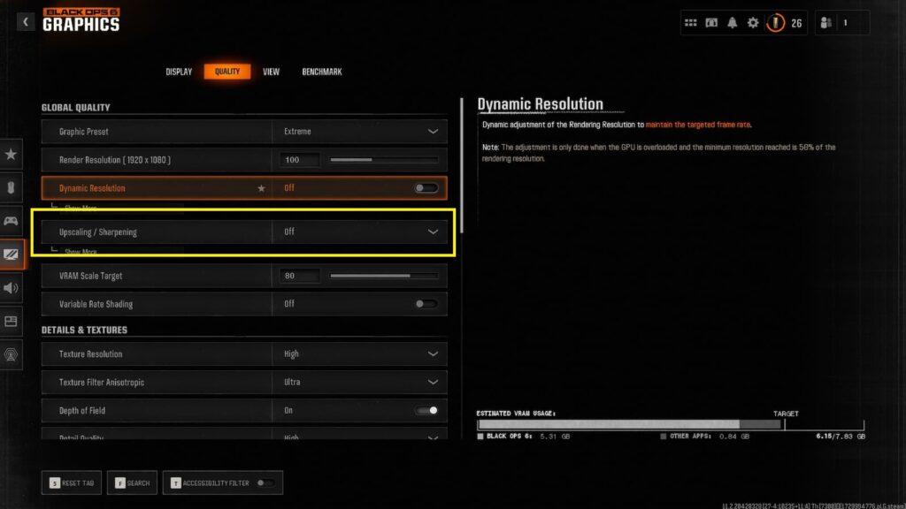 Solución de errores de DirectX de Black Ops 6 – DLSS