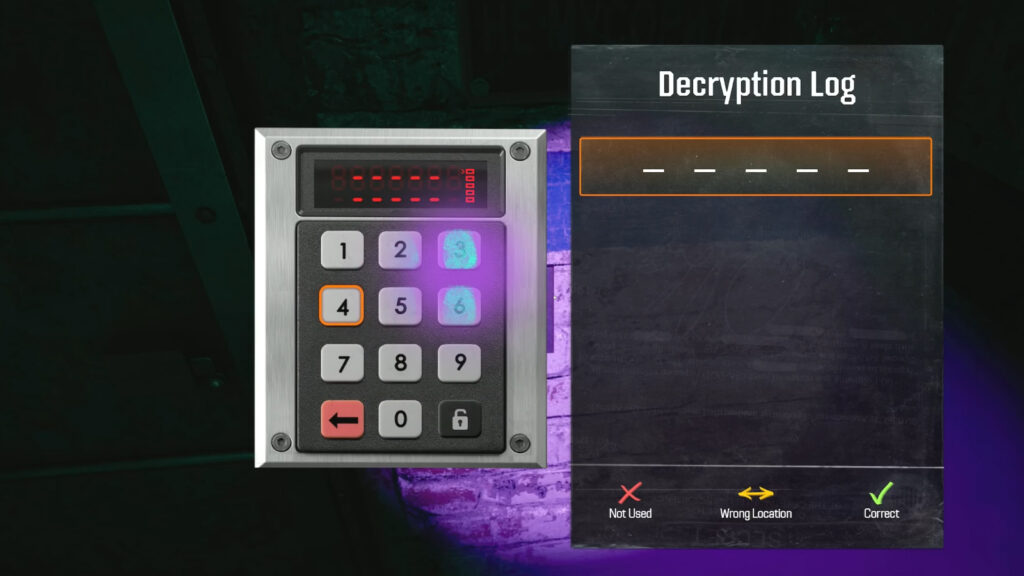 Black Ops 6 safe code World keypad