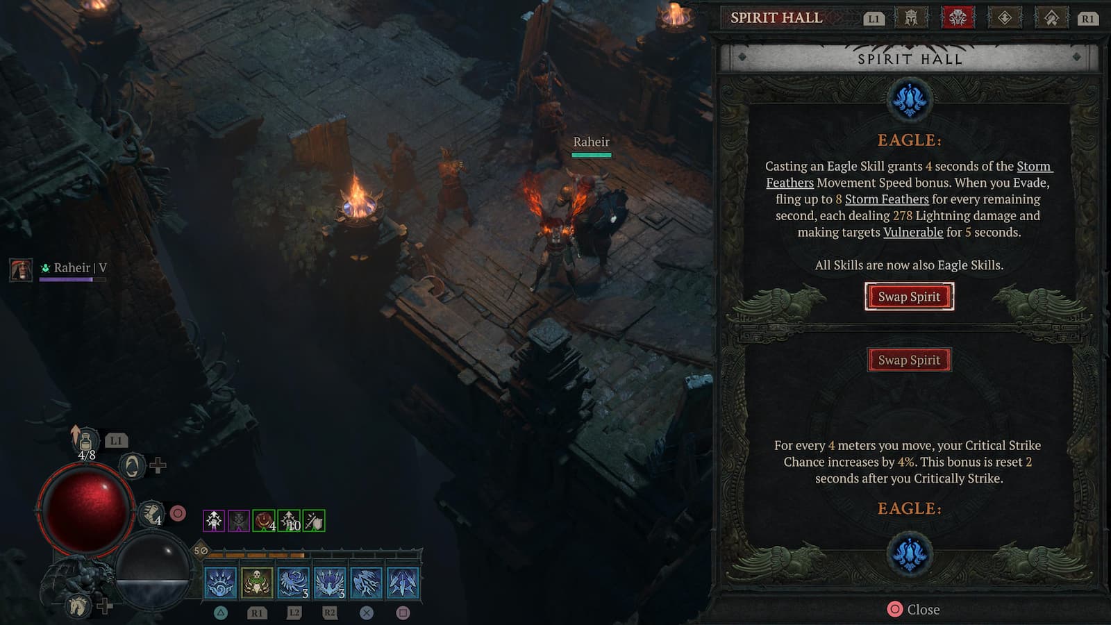 Diablo 4 best Spiritborn build ultimate swift glass canon ONE Esports