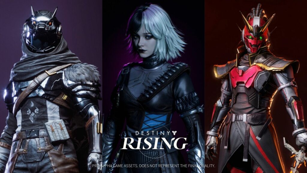 Destiny Rising Pre-Alpha Asset Character Models