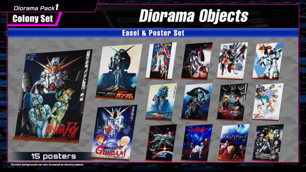 Gundam Breaker 4 DLC GO! RESTART!! bonus posters