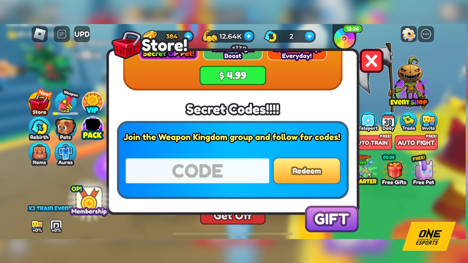 Reborn as Swordsman codes (October 2024) Claim free potions ONE Esports