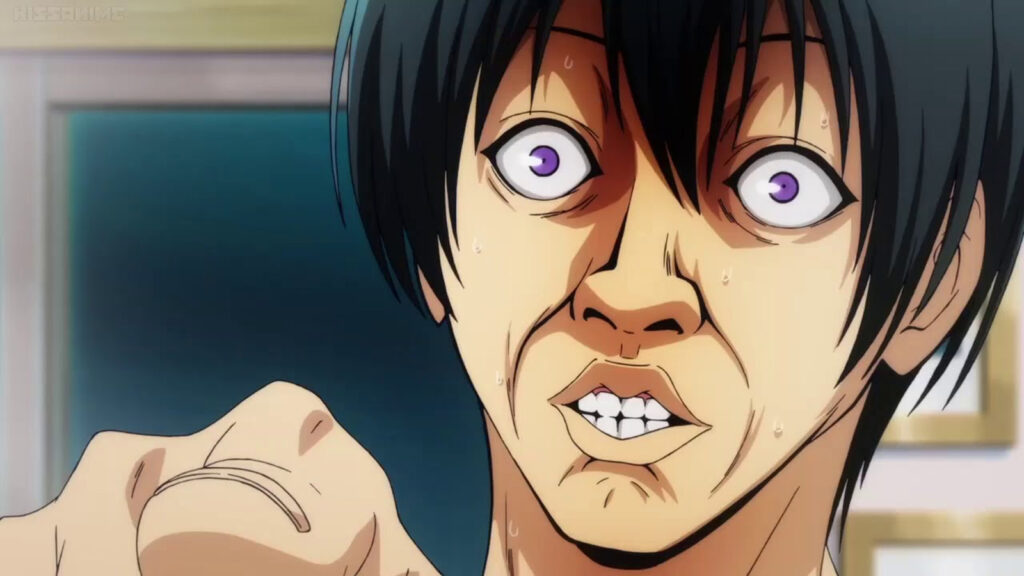 Iori Kitahara from Grand Blue shocked