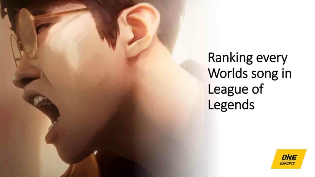 Faker in Heavy Is The Crown, main photo in the ONE Esports article "Ranking of all League of Legends Championship songs"