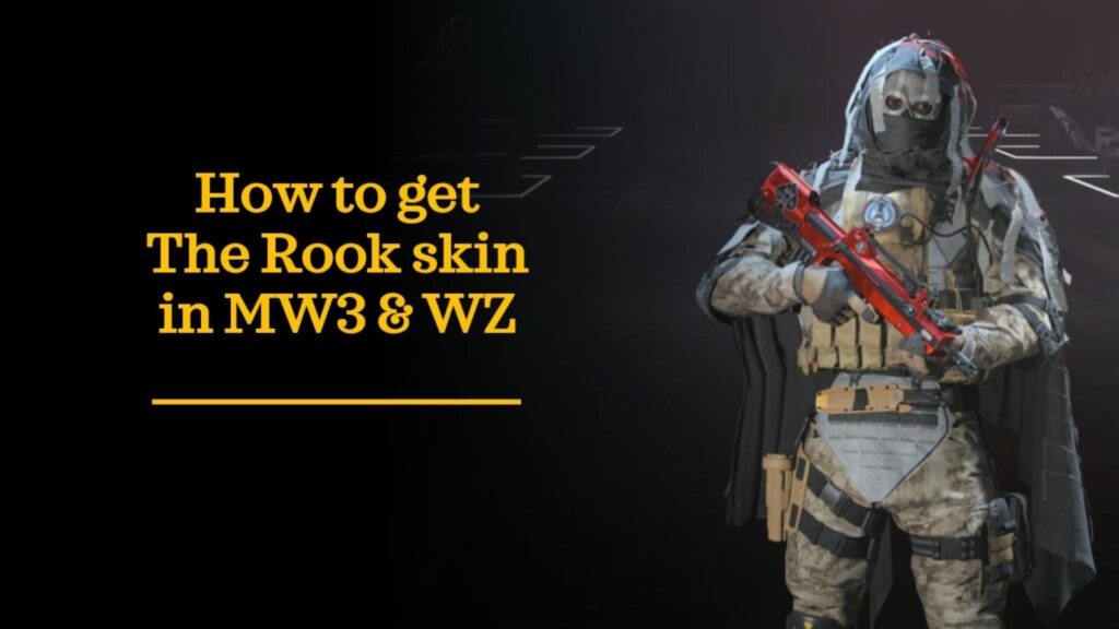 The Rook skin for operator Ghost in ONE Esports' image for how to get it in Modern Warfare 3 and Warzone