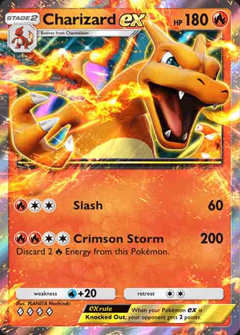 Charizard EX card from Pokemon TCG Pocket.