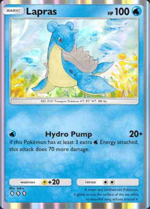 Lapras card from Pokemon TCG Pocket.