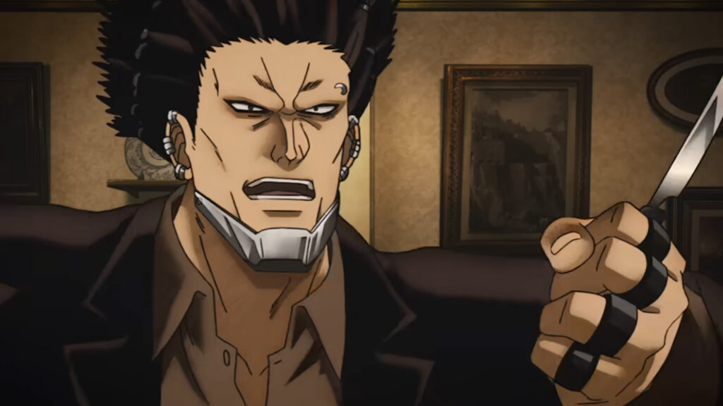 All Sakamoto Days seiyuu, characters, story Hyo wielding a knife from Sakamoto Days trailer