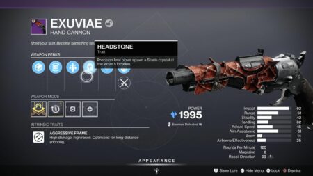 Destiny 2 Exuviae god roll