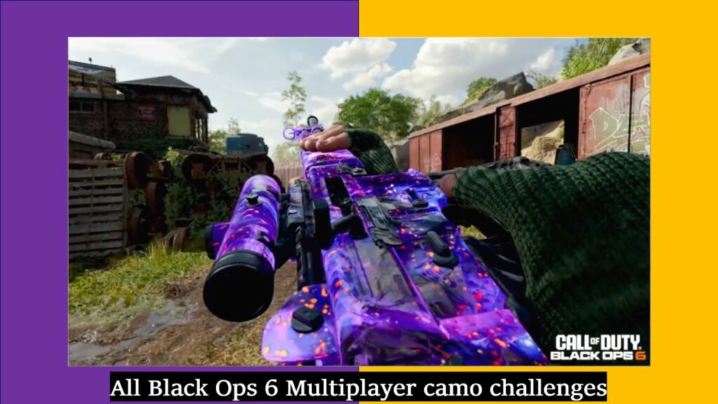 Dark Matter camo in ONE Esports image for all Black Ops 6 multiplayer camo challenges