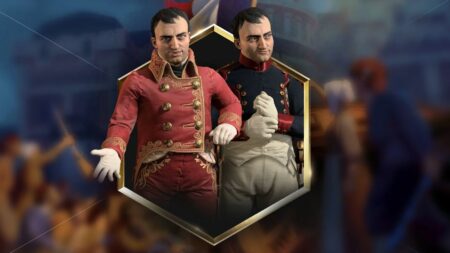 Civ VII Leader Napoleon Bonaparte, Emperor seen in a developer video