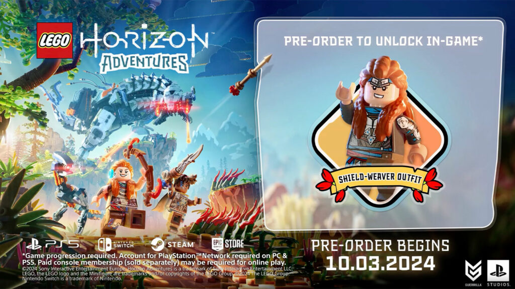 Bonificación por reserva de Lego Horizon Adventures