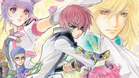 Tales of Graces f Remastered art work featuring Asbel Lhant and company