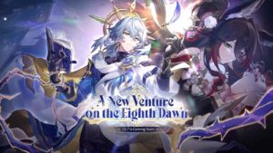 A New Venture on the Eighth Dawn HSR v2.7 key visual