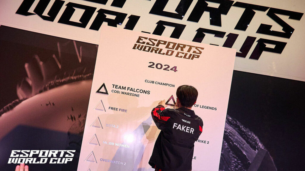 T1 Faker en la Copa Mundial de Esports 2024