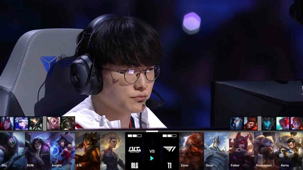 LoL Worlds 2024 final T1 vs BLG game 5 draft