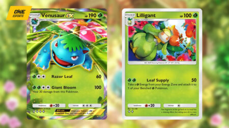 Venusaur EX and Lilligant expert event solo challenge deck