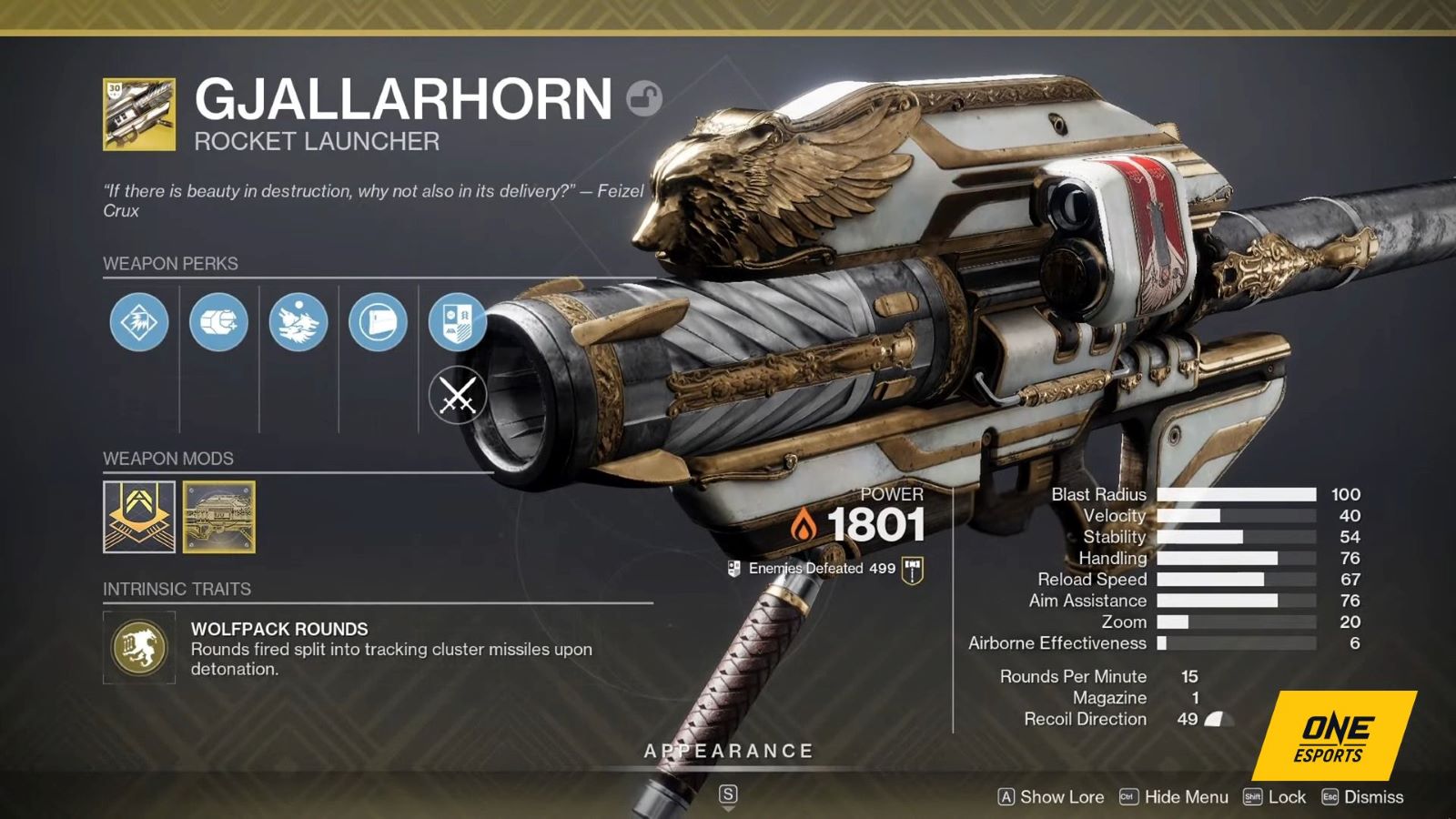 Cara mendapatkan Gjallarhorn di Destiny 2