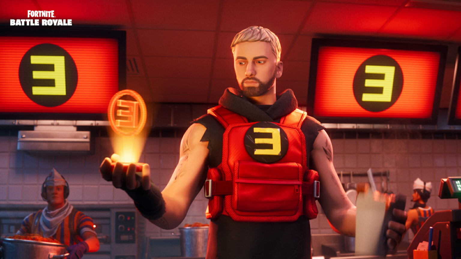 Big Fortnite Juice WRLD skin plus Eminem, Ice Spice 2024 ONE Esports