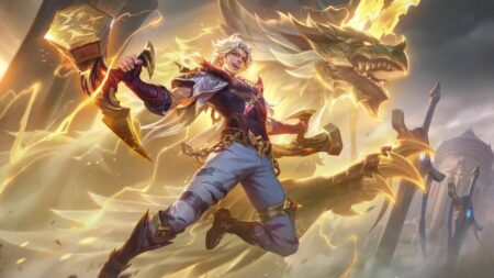 Lukas splash art in Mobile Legends: Bang Bang