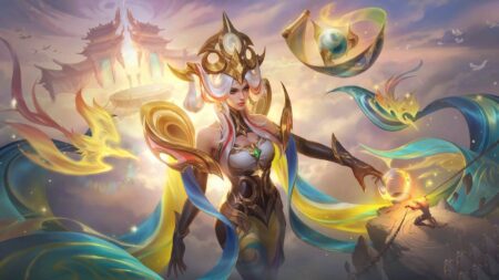 Mobile Legends: Bang Bang mage hero Valentina Celestial Judicator Collector skin