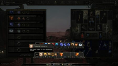 Path of Exile 2 weapon swap