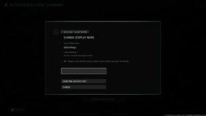 how to change name in call of duty bo6