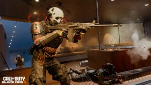 Nocturner BlackCell operator using the TR2 marksman rifle in Black Ops 6