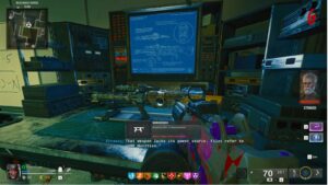 Beamsmasher workbench inside Research Office on Terminus map in Black Ops 6 Zombies