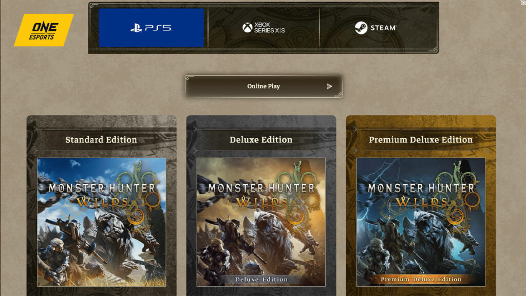 How to pre-order Monster Hunter Wilds using official game website