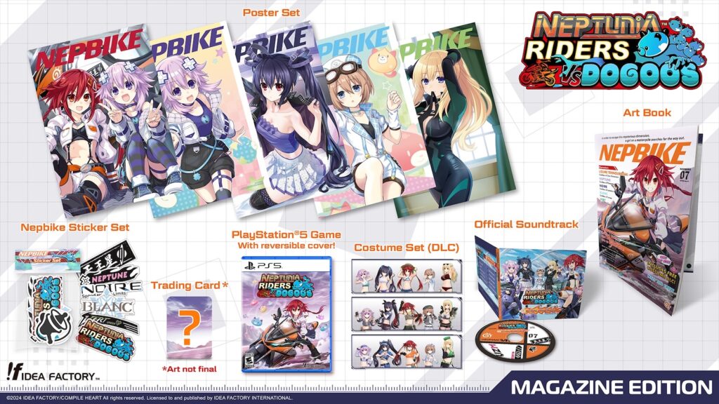 Neptunia Riders vs Dogoos Edición Deluxe o Edición Revista