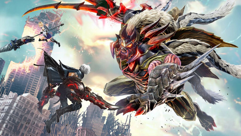 God Eater 3 Key Visual con Aragami, Anubis