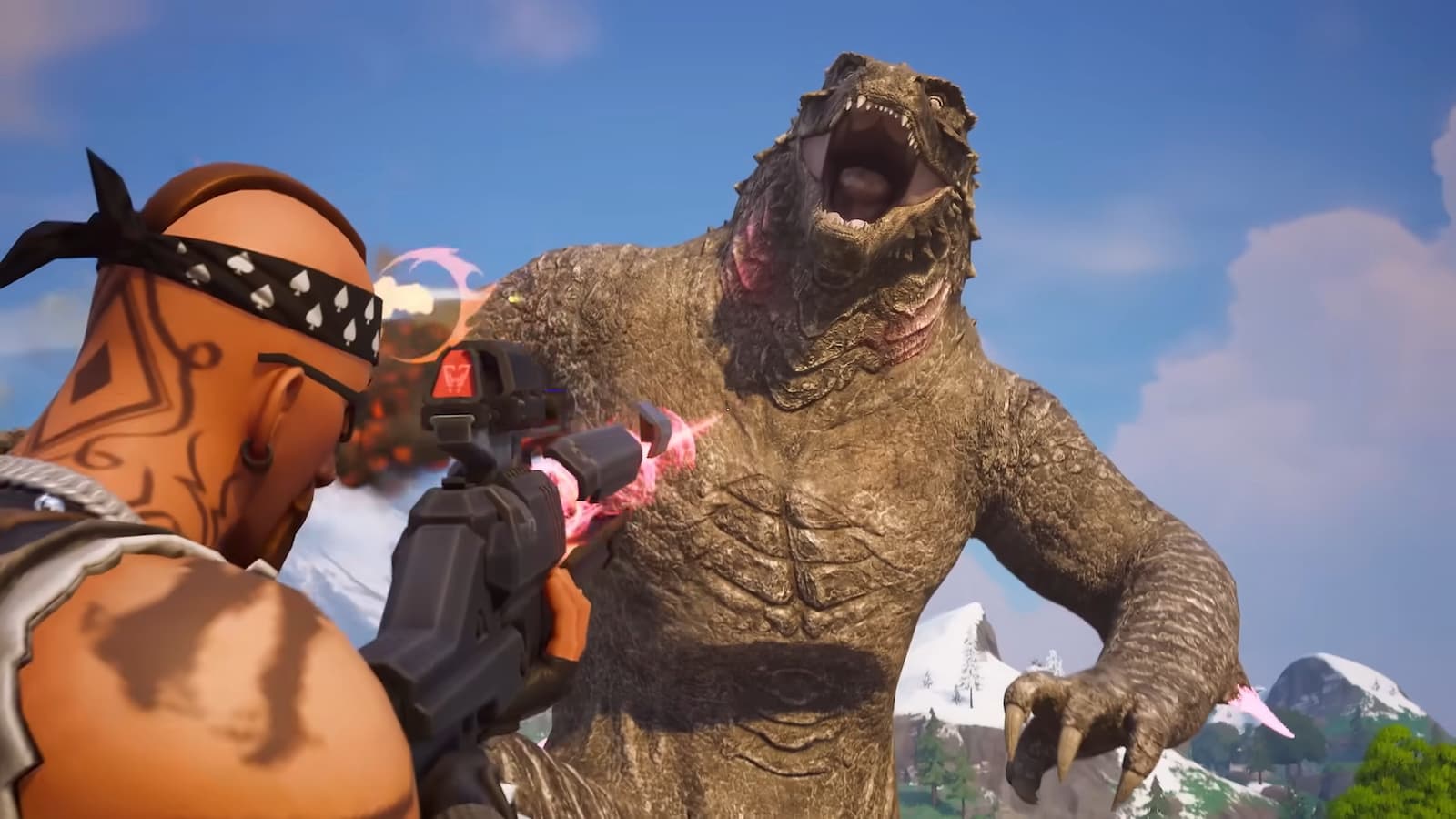 Où trouver Godzilla et Kong dans Fortnite