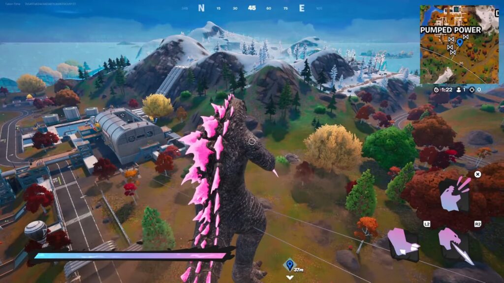 Portail Fortnite Godzilla