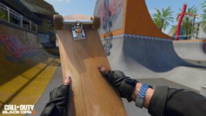 Skateboard melee weapon in Black Ops 6